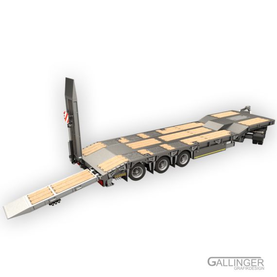 1:14 5-Achs Drehschemel Tieflader – Bild 4