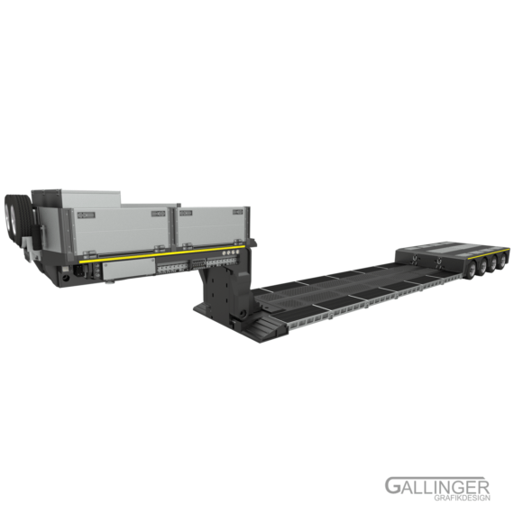 1:14 Schwerlast Tiefbett Auflieger V2 (Vorversion) – Bild 4