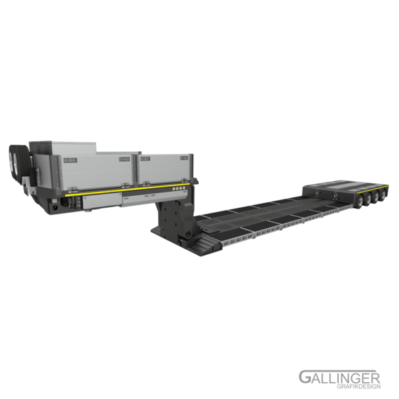 1:14 Schwerlast Tiefbett Auflieger V2 (Vorversion) – Bild 5