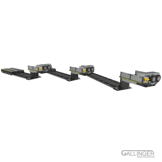 1:14 Schwerlast Tiefbett Auflieger V2 (Vorversion) – Bild 10