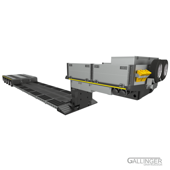 1:14 Schwerlast Tiefbett Auflieger V2 (Vorversion) – Bild 11