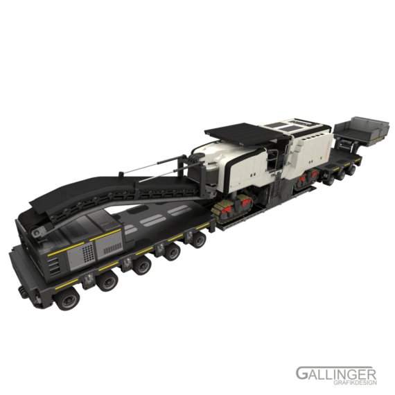 1:14 Modularer Tieflader mit Tragschnabel System – Bild 25