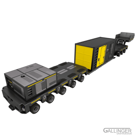 1:14 Modularer Tieflader mit Tragschnabel System – Bild 29