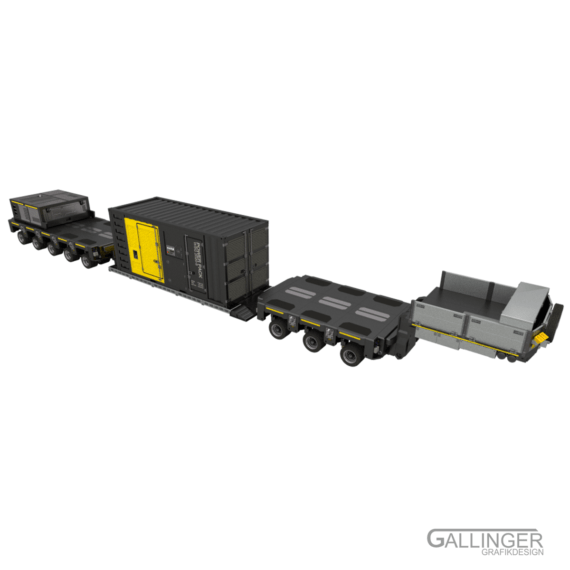 1:14 Modularer Tieflader mit Tragschnabel System – Bild 30