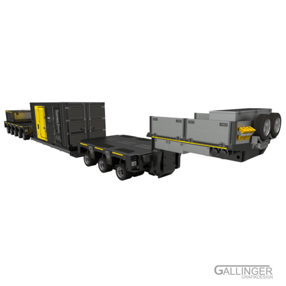1:14 Modularer Tieflader mit Tragschnabel System – Bild 31