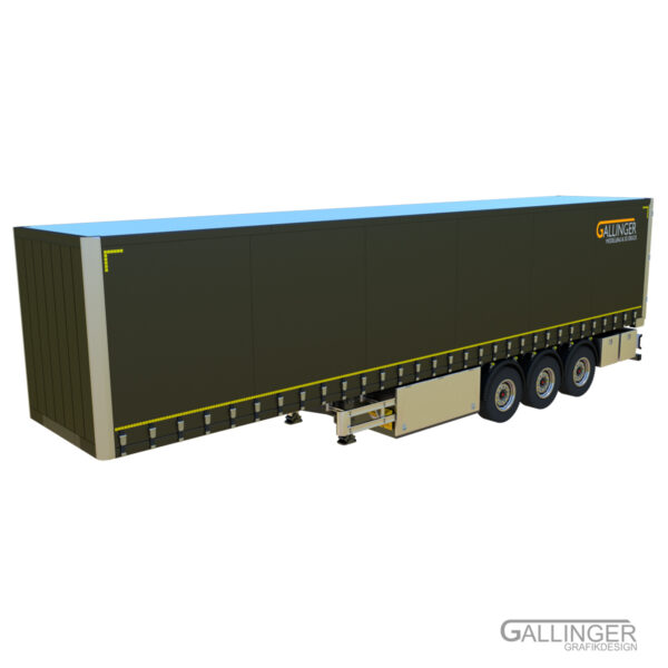 1:14 3-Achs Curtainsider Auflieger 1000 mm – Bild 4