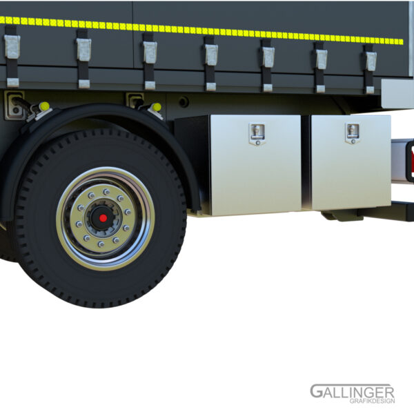 1:14 3-Achs Curtainsider Auflieger 1000 mm – Bild 6