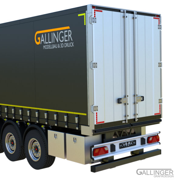 1:14 3-Achs Curtainsider Auflieger 1000 mm – Bild 7