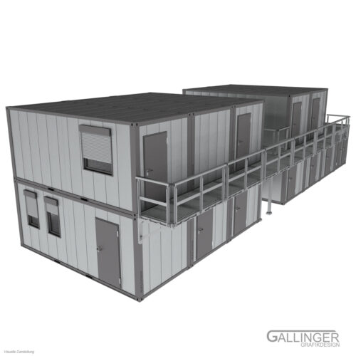 1:14 Bau, Büro & Wohn Container Baukasten