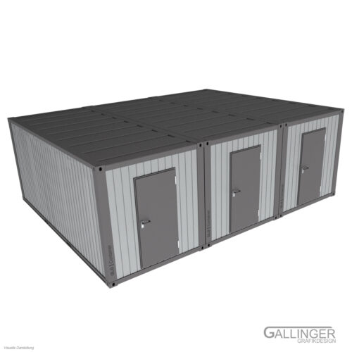 20ft. Bau, Büro & Wohn Container | Modellbau Bausatz – Bild 13