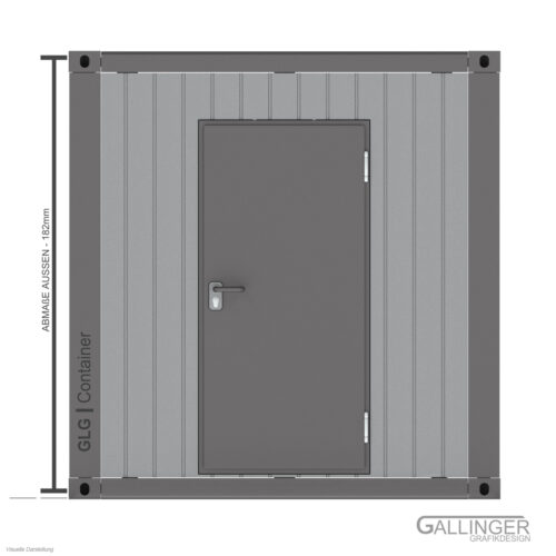 20ft. Bau, Büro & Wohn Container | Modellbau Bausatz – Bild 14