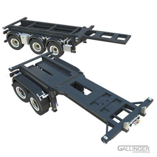 1:14 Container Kombi Auflieger – Bild 11