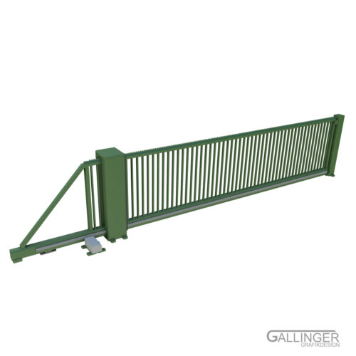 Motorisiertes Schiebetor Modular | Modellbau Bausatz