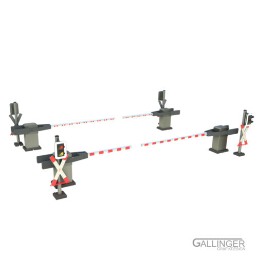 1:14 Bahnübergang Baukasten
