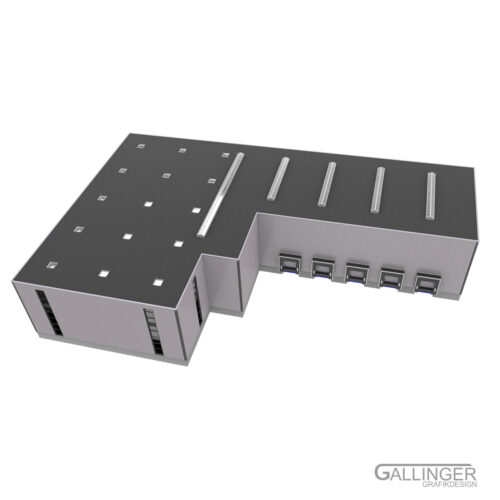 Logistik_Baukasten_05 1:14 Baukasten Gewerbegebäude Logistik, Handel und Feuer & Rettungsdienst (Basis Set) – Bild 6