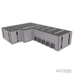 1:14 Baukasten Gewerbegebäude Logistik, Handel und Feuer & Rettungsdienst (Basis Set)