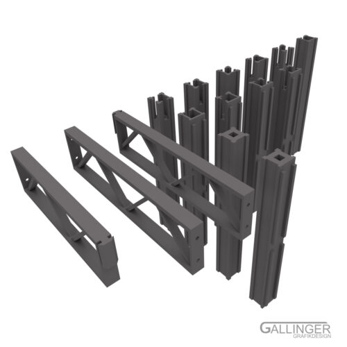 Logistik_Baukasten_28 1:14 Baukasten Gewerbegebäude Logistik, Handel und Feuer & Rettungsdienst (Basis Set) – Bild 29