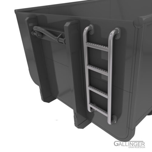 20cbm Abrollcontainer Mulde (Leimbach) | Modellbau Bausatz – Bild 3