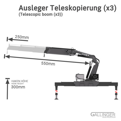 1:14 RC Ladekran Groß - Voll Funktional – Bild 27